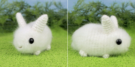 Baby Angora Bunny crochet pattern by PlanetJune