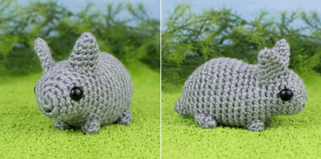 Baby Dwarf Bunny crochet pattern by PlanetJune