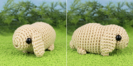 Baby Lop Bunny crochet pattern by PlanetJune