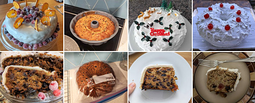 PlanetJune Christmas Cake-along 2024 - iced and sliced!