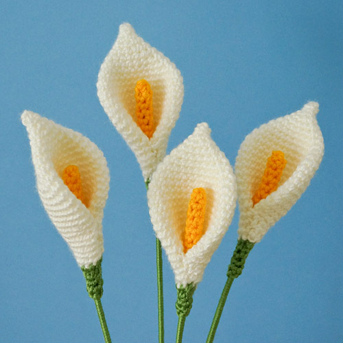 calla lily / peace lily crochet pattern by planetjune