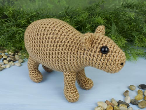 Capybara crochet pattern by PlanetJune