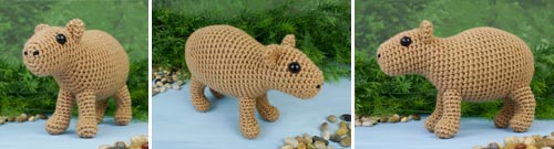 Capybara crochet pattern - exclusive to pledgers for now!