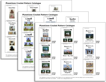 planetjune pattern catalogue