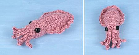 baby cuttlefish amigurumi crochet pattern by planetjune
