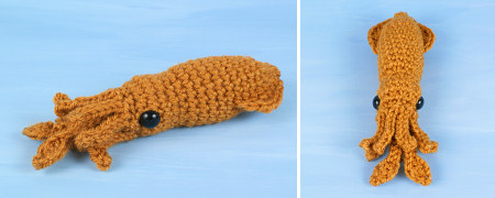 baby squid amigurumi crochet pattern by planetjune