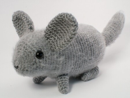 amigurumi chinchilla by planetjune