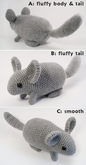 amigurumi chinchilla by planetjune