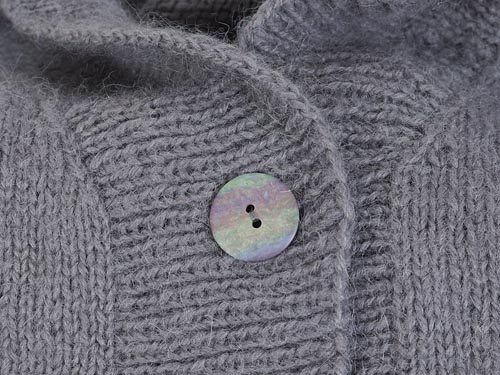 circle-front cardigan