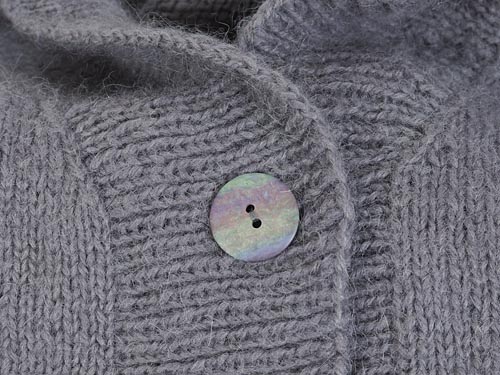 circle-front cardigan