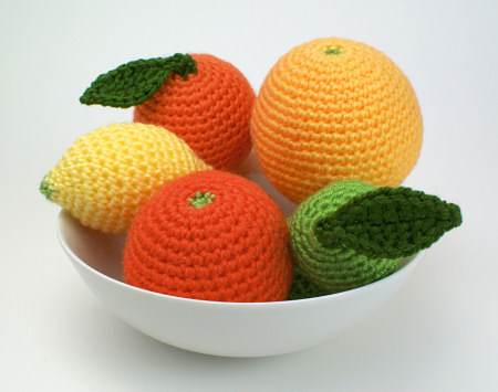 amigurumi citrus collection by planetjune