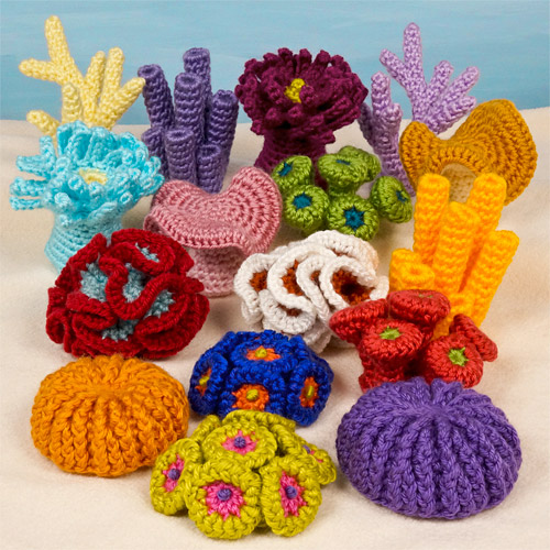 Coral Reef Collections 1 & 2 crochet patterns by PlanetJune