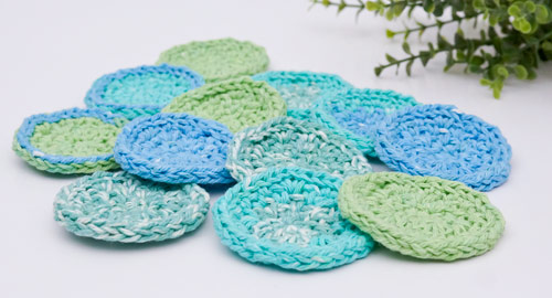 PlanetJune Accessories Eco-Friendly Cosmetic Rounds crochet pattern