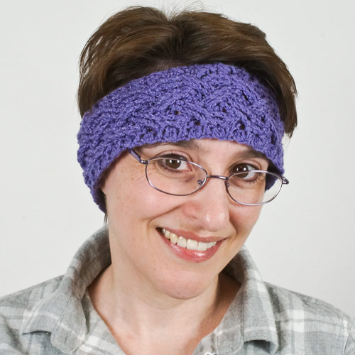 Cozy Cables Earwarmer crochet pattern by PlanetJune