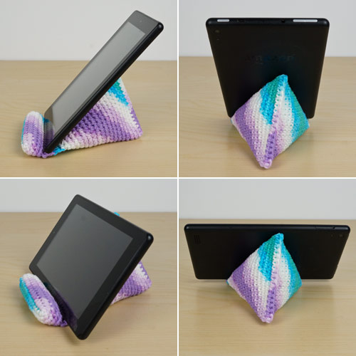 crochet phone stand by planetjune