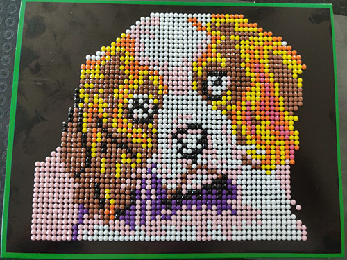 puppy diamond painting kit