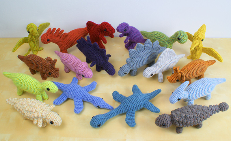 PlanetJune dinosaur crochet patterns