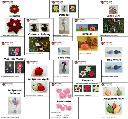 donationware crochet patterns by planetjune