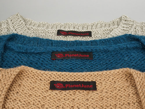 PlanetJune custom woven labels from Dutch Label Shop