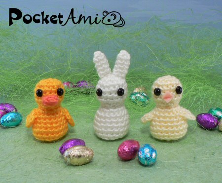 PocketAmi Easter crochet patterns by planetjune