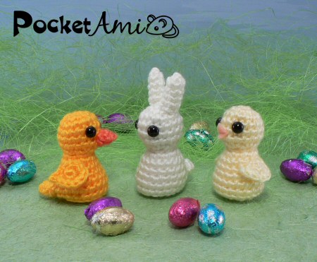 PocketAmi Easter crochet patterns by planetjune