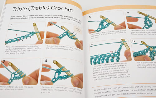 Everyday Crochet by June Gilbank - sample tutorial page