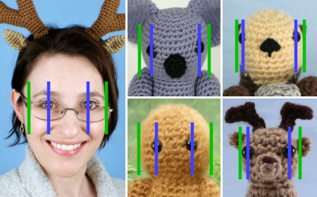 face proportions for amigurumi, by planetjune