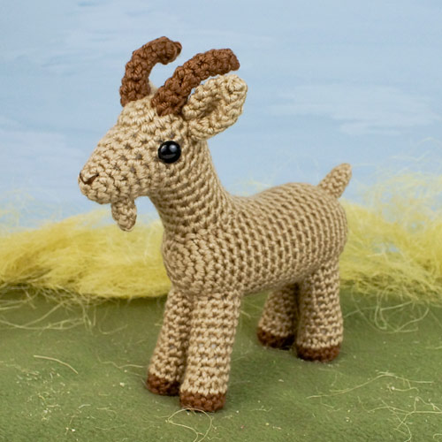 Farmyard Goats amigurumi crochet pattern by PlanetJune