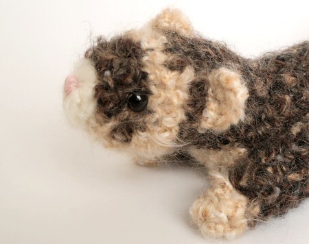 OOAK art plush crocheted ferret by June Gilbank (PlanetJune)