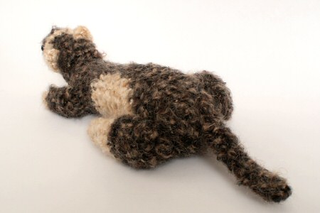 OOAK art plush crocheted ferret by June Gilbank (PlanetJune)