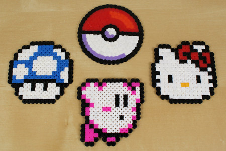 fuse bead coasters