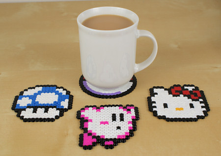 fuse bead coasters