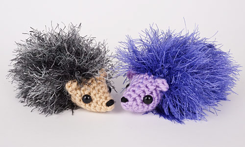 Fuzzy Hedgehog crochet pattern by PlanetJune