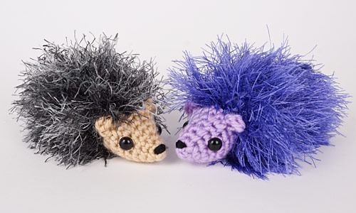 fuzzy hedgehog crochet pattern by planetjune