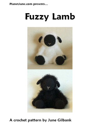 Fuzzy Lamb crochet pattern by June Gilbank