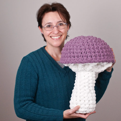 Giant Amigurumi Mushroom (from Mushroom Collection crochet pattern by PlanetJune)