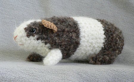 crocheted guinea pig