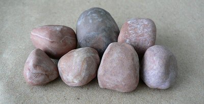 polymer clay faux granite rocks