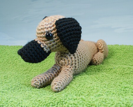 amidogs great dane crocheted amigurumi dog by planetjune
