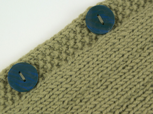 green ribbed cardigan