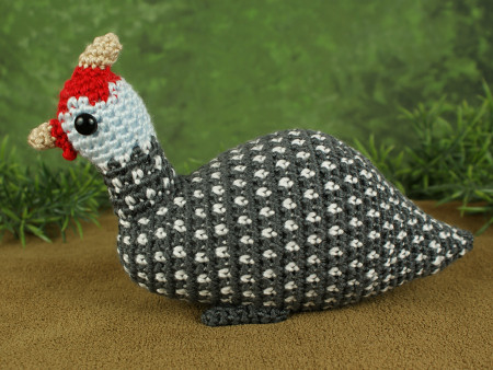 Guinea Fowl amigurumi crochet pattern by PlanetJune