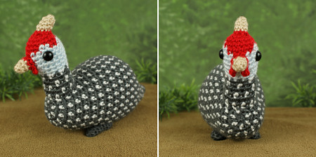 Guinea Fowl amigurumi crochet pattern by PlanetJune