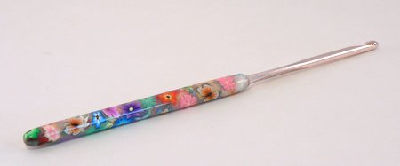 handmade crochet hook by the fanciful feline