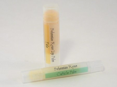 handmade lipbalm by bohemian rose