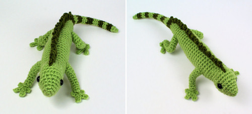 iguana amigurumi crochet pattern by planetjune