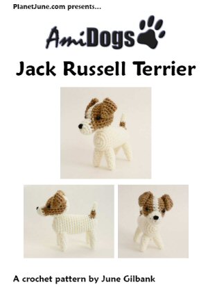 AmiDogs Jack Russell Terrier amigurumi crochet pattern by PlanetJune
