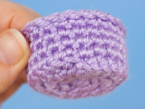 jogless back loop only round for amigurumi by planetjune
