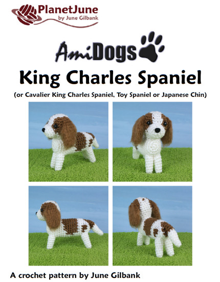 AmiDogs King Charles Spaniel crochet pattern by PlanetJune