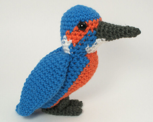 kingfisher crochet pattern by planetjune