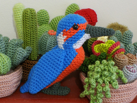 amigurumi kingfisher by planetjune